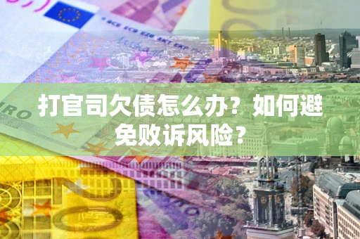 北京打官司欠债怎么办？如何避免败诉风险？